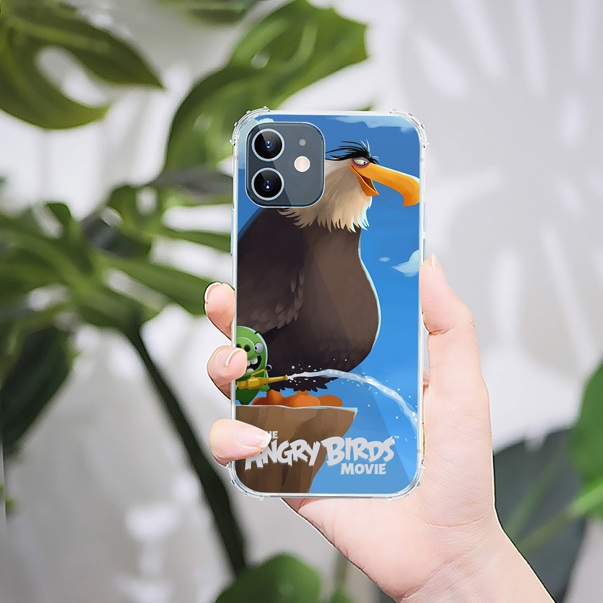 （画像用） Angry Birds アングリーバード 【iPhone 12シリーズ対応】透明スマホケース（クリアソフトケース）